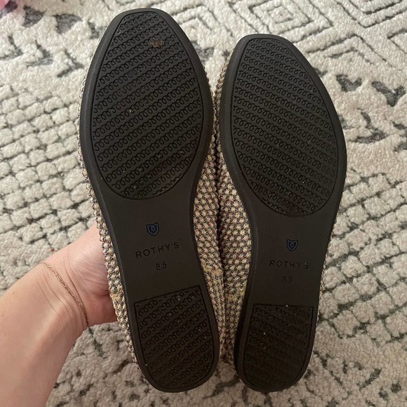 Rothy’s multi metallic round toe flats size 8.5 - Picture 2 of 4